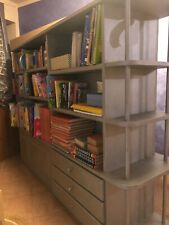 Libreria/Divisorio 3 Ripiani e 2 cassetti in Legno 190x50x150