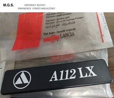 5756930 FREGIO, LOGO, SIGLA MODELLO , STEMMA "A112 LX" PER AUTOBIANCHI A 112 LX