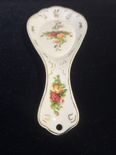 Royal Albert Old Country Roses cucchiaio mestolo resto fine osso Cina 1962 Inghilterra