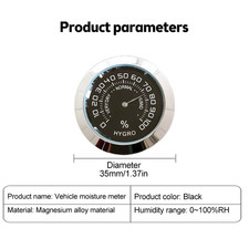 Igrometro per Interni Ed Esterni Termometro Indicatore Di Umidità Indicatore Pan