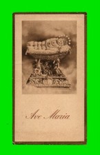 b830 Santino antico seppia Madonna Maria Bambina Suore di Carità Milano