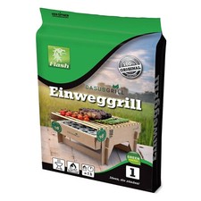 Barbecue monouso in pietra lavica premium sostenibile con ausilio per la coltivazione legno bambù carbone