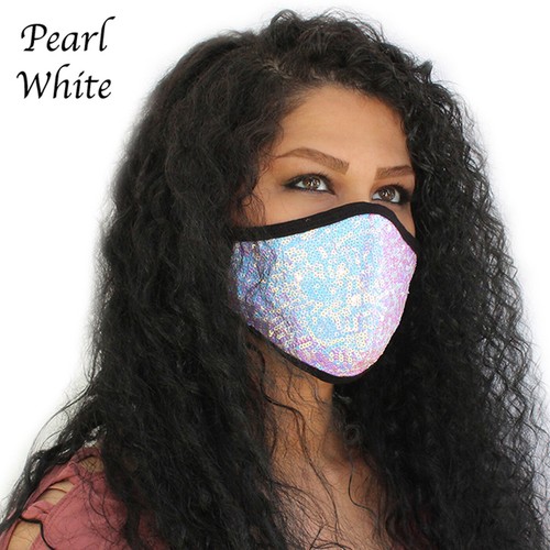 Maschera viso paillettes