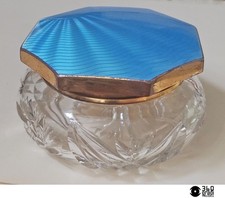 Scatola Art Déco porta cipria