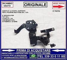 STAFFA SUPPORTO POLMONE RIDUTTORE FIAT 500L 500 L 1.4 GPL LPG di fabbrica