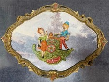 Targa da parete ovale vintage