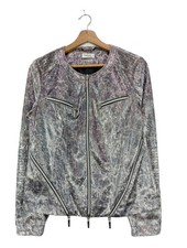 FABER Giacca corta Donna Giacca Taglia IT 42 grigio chiaro-grigio-argento