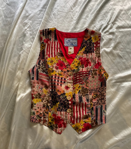 Raro gilet patchwork - , floreale