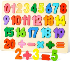 Puzzle in Legno Colorato Brand