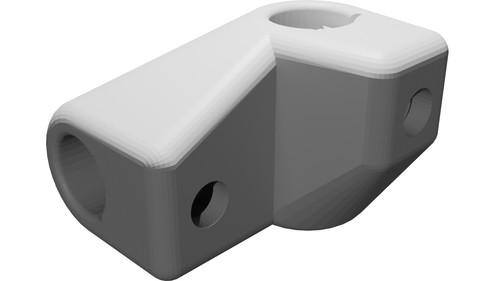 Supporto porta tubi quadruplo - porta,