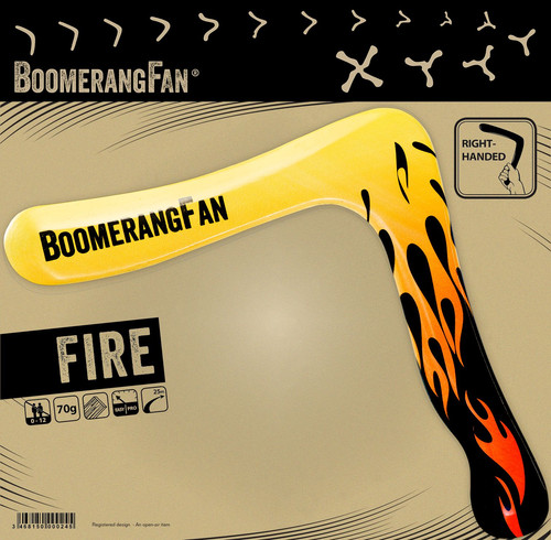 Bomerang boomerang fan fire - fan,