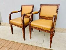 Coppia di Poltrone Carlo X in Noce - Restaurate (in corso d'opera)_car 2988