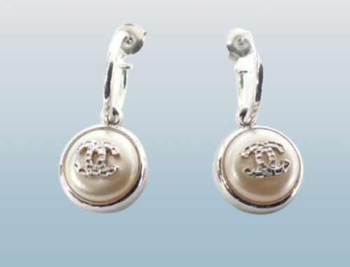 Orecchini pendenti chanel - orecchini,