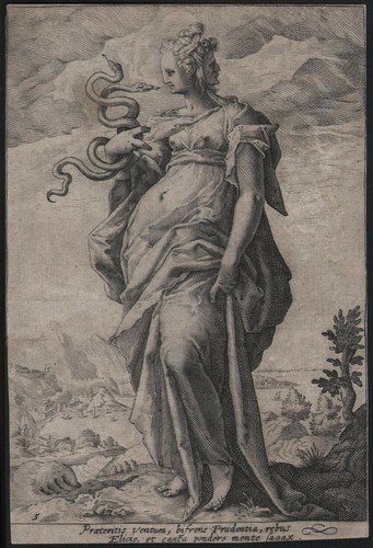 Jacob matham prudence by - jacob,