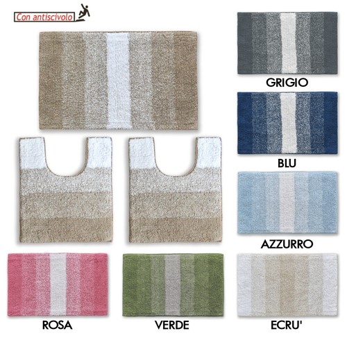 Tappeto bagno singolo set 3 - tappeto,