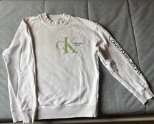 Felpa Calvin Klein Dynamic Crew Bianco Uomo