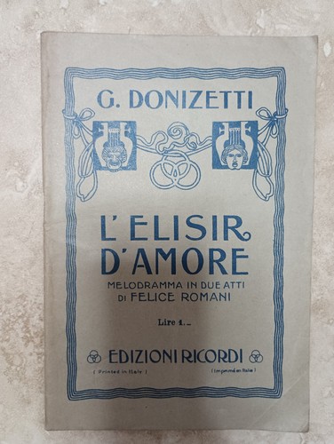 Libretto opera donizetti - d'opera,