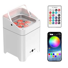Faretto led batteria rgbw - led,