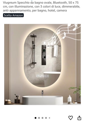Vendo specchi bagno bluetooh - vendo,
