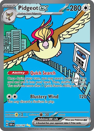 Pidgeot 225 197 - -,