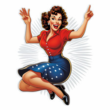 5 x adesivi auto sticker pin