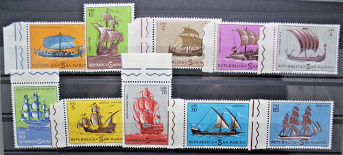 San marino 1963 velieri navi - san,