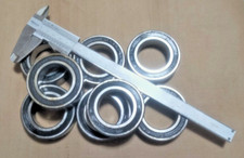 4 Cuscinetti a Sfera FAG SKF 63008 2rs seminuovi non sigillato misure 40x68x21