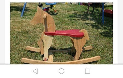 Cavalluccio dondolo legno - cavalluccio,