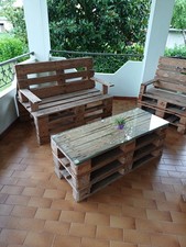 Salottino Da Esterno Fatto Con I Bancali