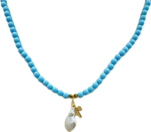 Collana in pasta di - collana,