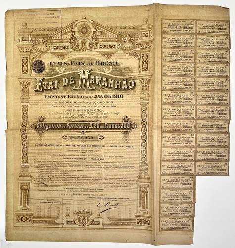 1910 brasile stato maranhao - 1910,