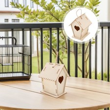  12 Pcs Casetta Uccellini Da Appendere Esterno Per Gli All'aperto Casette Legno