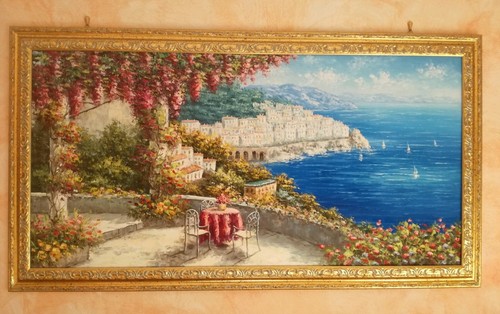 Terrazza sul lago dipinto ad - sul,