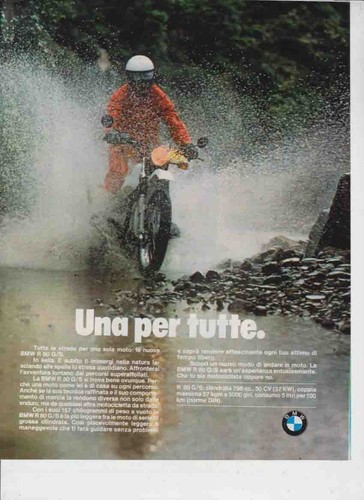 Advertising pubblicità moto - pubblicità-,