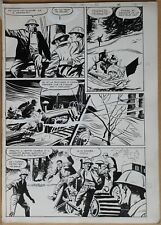 GINO SORGINI - TAVOLA ORIGINALE Posto d'osservazione  da IL VITTORIOSO 