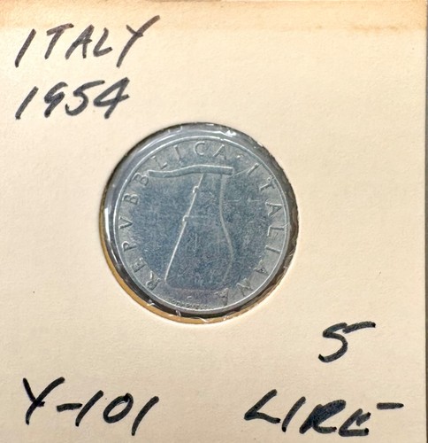Italy 1954 lire combined - lire,,