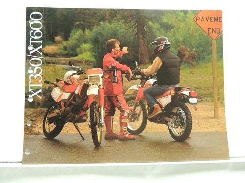 1987 yamaha xt350 xt600 - yamaha, xt350/xt600