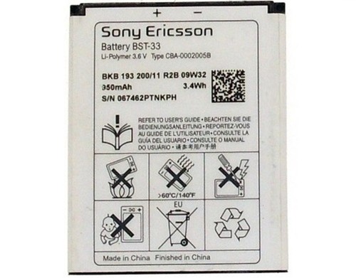 Originale sony ericsson - originale, bst-33