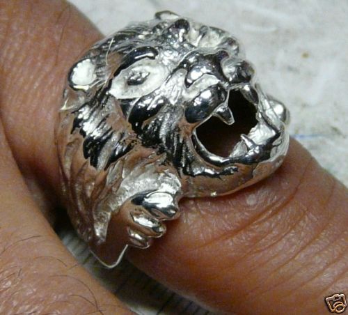 Grande anello con testa - anello, di