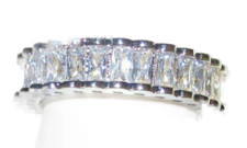 Zirconi Anello Oro Bianco
