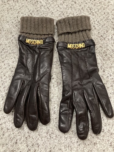 Guanti donna pelle - , moschino