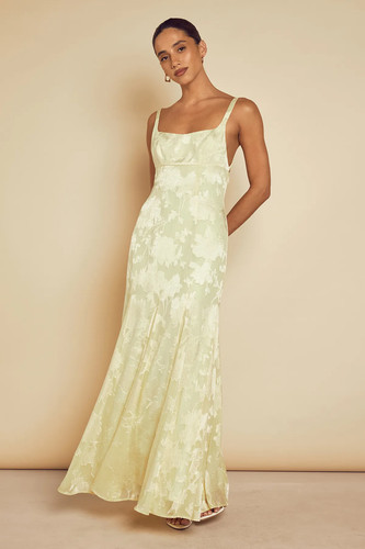 Misspap yellow maxi - yellow, dress