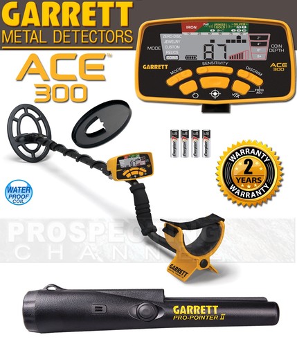 Garrett ace 300 metal detector - ace,