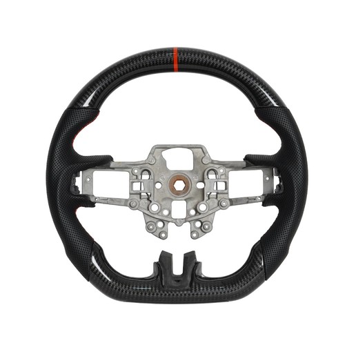 Volante vera fibra di - in,