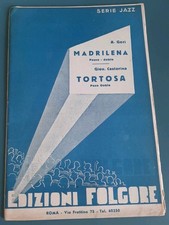 Edizioni Musicali Folgore - Spartiti D'epoca- Madrilena