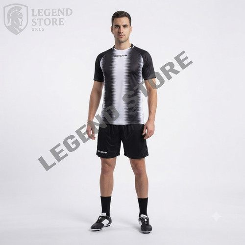 Kit stripe givova nero bianco - stripe,