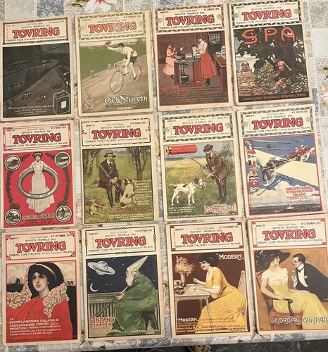 Rivista touring club anno 1910 - touring,