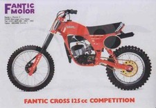 depliant,brochure MOTO FANTIC MOTOR CABALLERO 125 CROSS COMP.81 MOTOCROSS EPOCA 