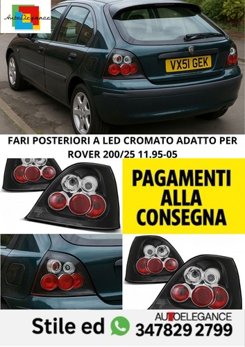 Fari posteriori led nero - ⭐fari,