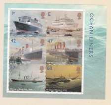 GB 2004 - Ocean Liners, foglio